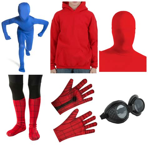 homemade spiderman costume|create your own spider-man costume.